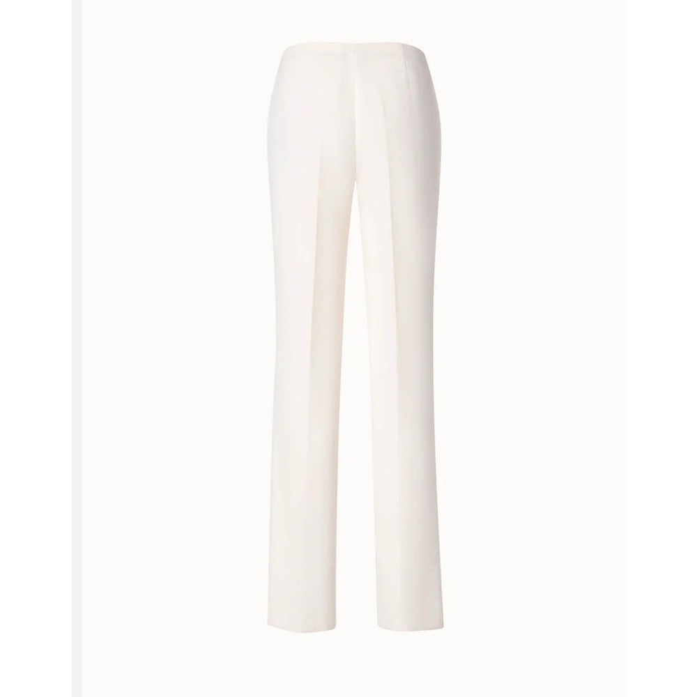 AKRIS Punto - Ivory Cotton And Wool Blend Pants‎ Size 12 US